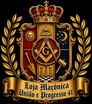 Brasão da Loja Maçônica União e Progresso nº 41